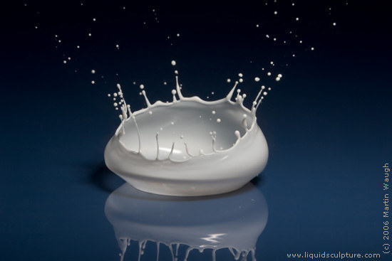 Liquid Sculpture - Fine art photography of drops and splashes, (c) 2007 Martin Waugh